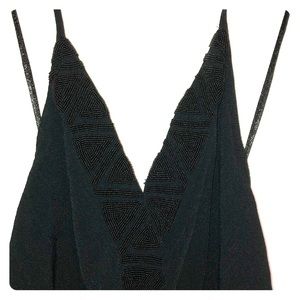 Embellished halter top